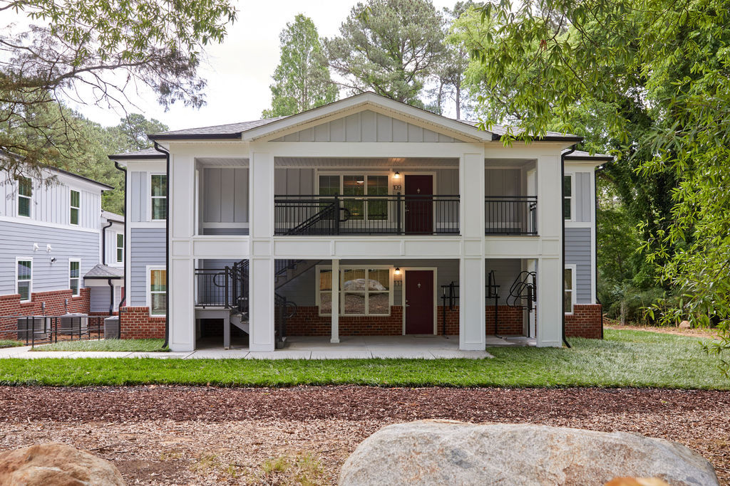 Unit #111 is on the First Floor of the bldg on the Right - 111 Purefoy Rd