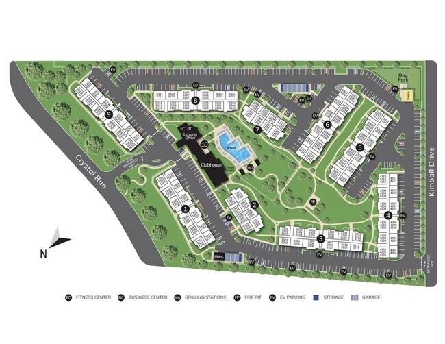 Mapa de la comunidad de Monteverde - Monteverde
