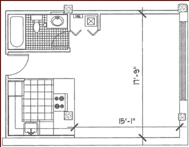 1BR/1BA - Cordova Apartments