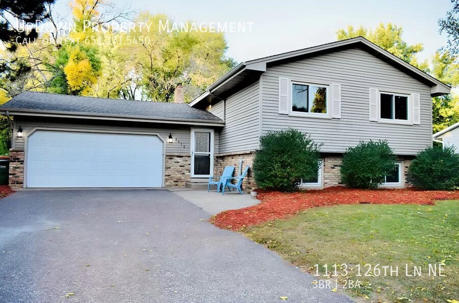 1113 126th Ln NE, Blaine, MN 55434 House Rental in Blaine, MN