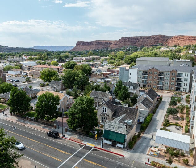 Saint George residents enjoy beautiful views.