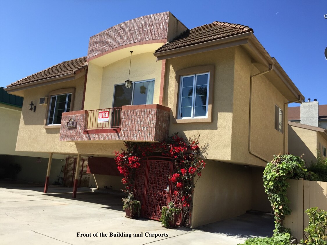 Front of the Building and Carports - 1731 Camden Ave