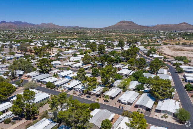 Aerial Photo - Desert Pueblo