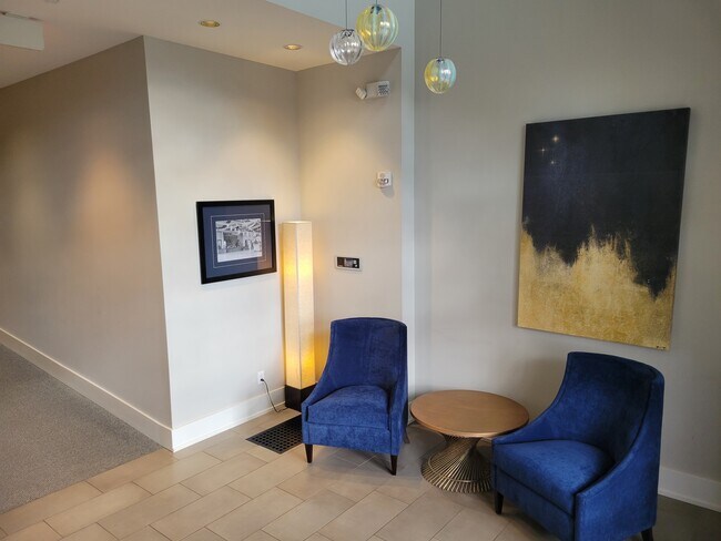 Art and decor are modern and tasteful - 300 W Main St