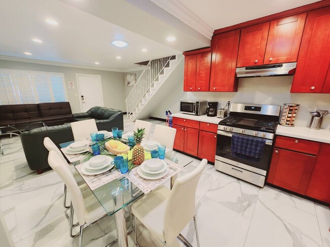 Kitchen and Dining Room - 1214 W Cerritos Ave