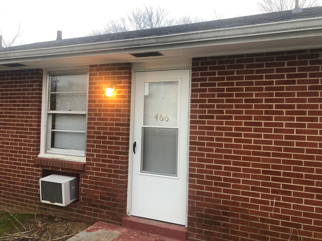 All brick building so it's easier to heat and cool. - 466 Circle Dr