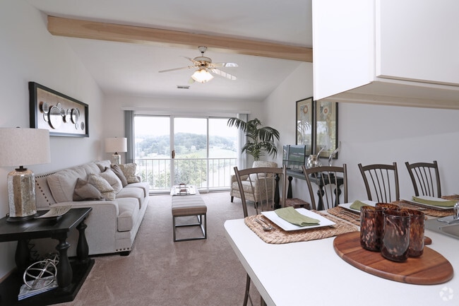 1BR - Living Room - The Villas Apartment Homes (I and II)