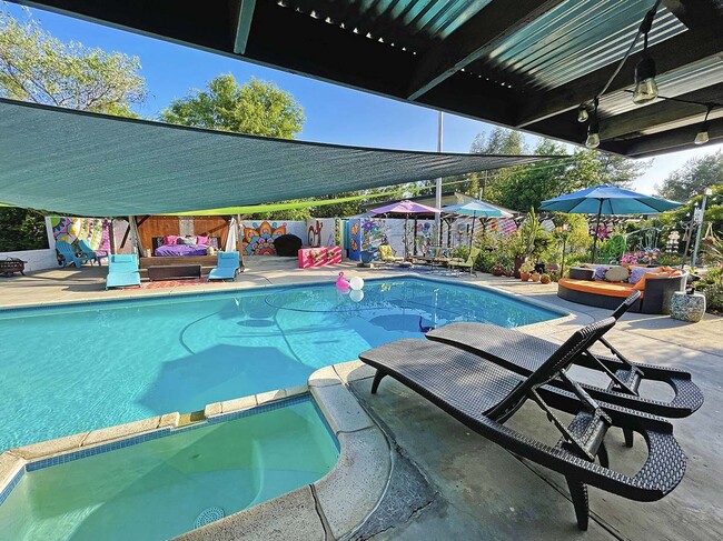 Pool area - 9230 Pinkard Ln