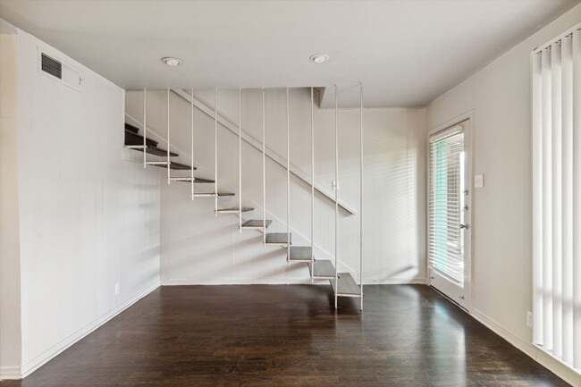 Le Parc - Interior - Livingroom with Stairs - Le Parc