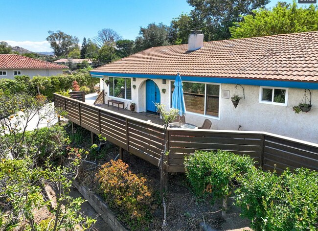 Front of Home with Expansive Deck - 1831 Highgrove Dr