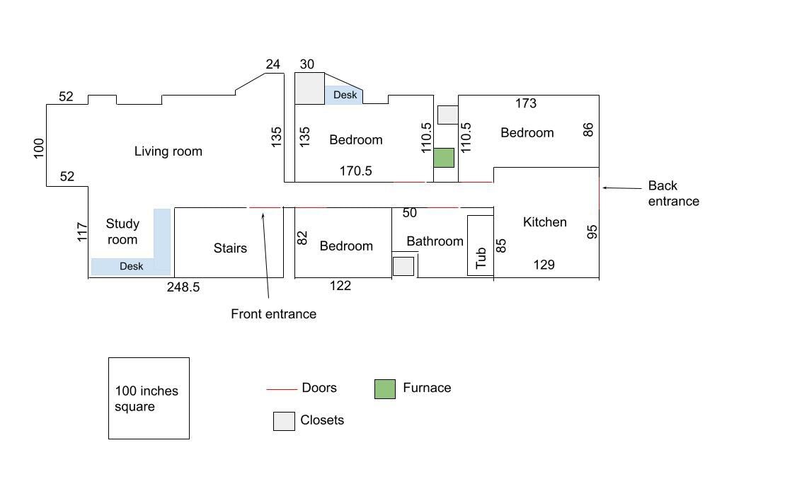 2nd floor layout - 827 S Laflin St