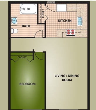 Plano de planta - Winhaven Court Apartments