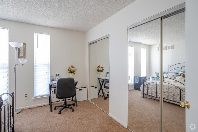 Model - Bedroom - Pine Ridge Apartments