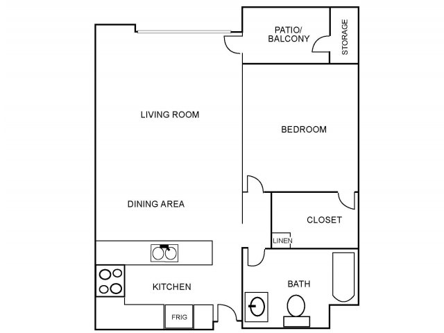 1HAB/1BA - Village at Sierra (55+ Senior Community)