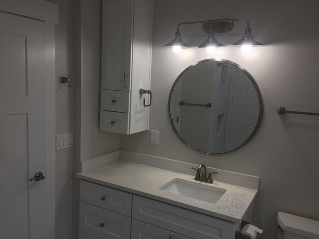 newly remodeled bathroom - 4026 Linden Ave N