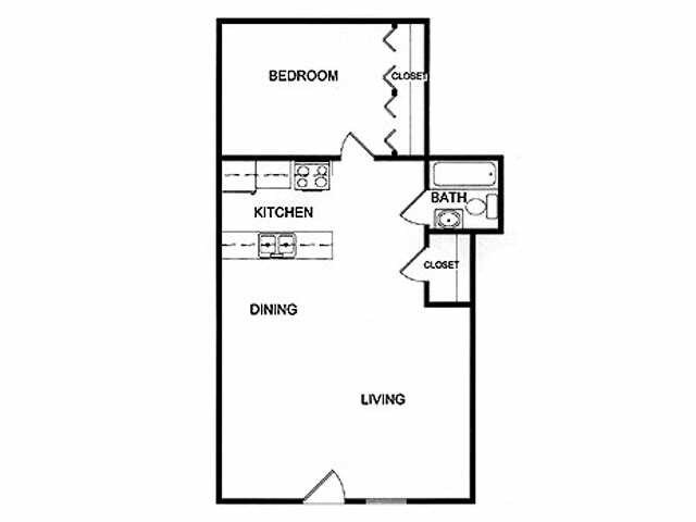Pine Mill Ridge Apartments – 2x2 loft