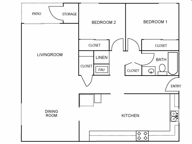 2BR/1BA - Sunset Heights