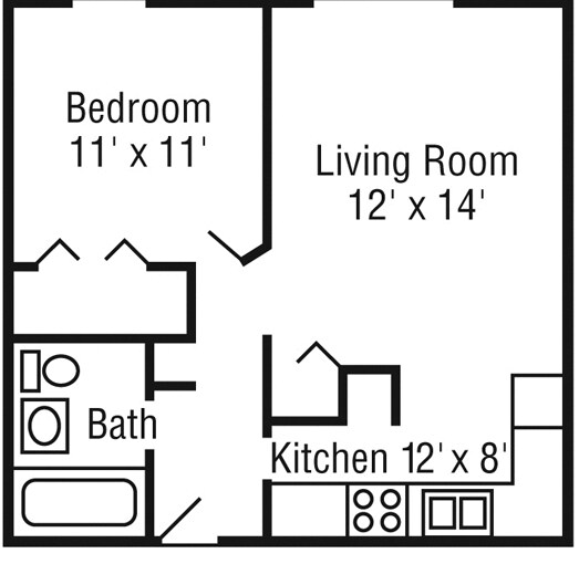1HAB/1BA - Grace Barstow Apartments