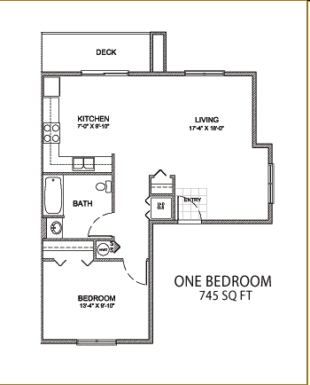 1HAB/1BA - Village at Baker Creek