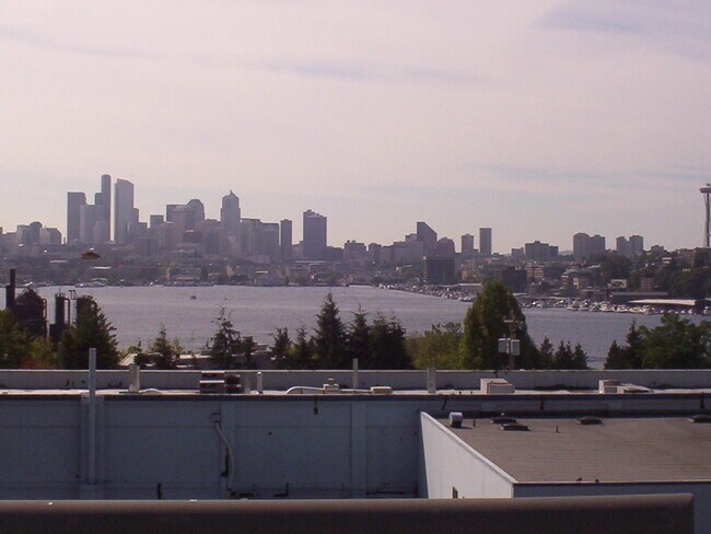 View from roof top observation deck, social level. - 3429 Burke Ave N