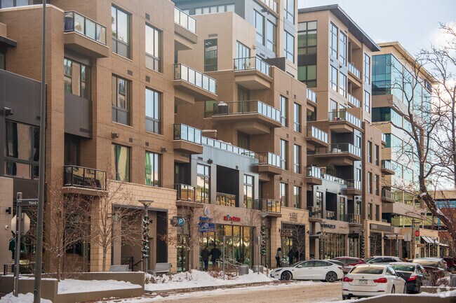 Upscale condos add modern living options in Denver’s Cherry Creek neighborhood.