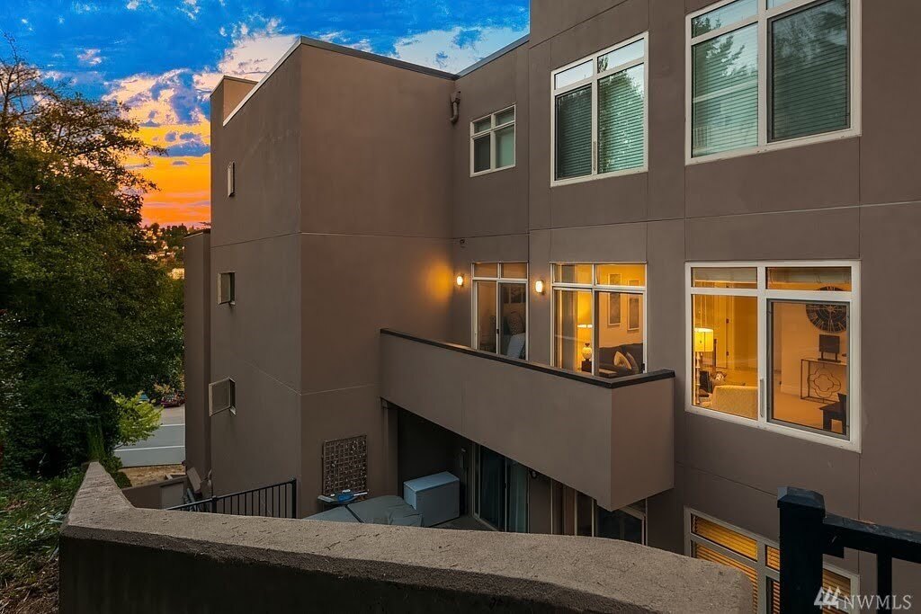 View from outdoor patio - 2551 Thorndyke Ave W