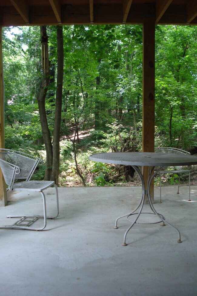 Private covered patio - 10112 Stoneybrook Dr