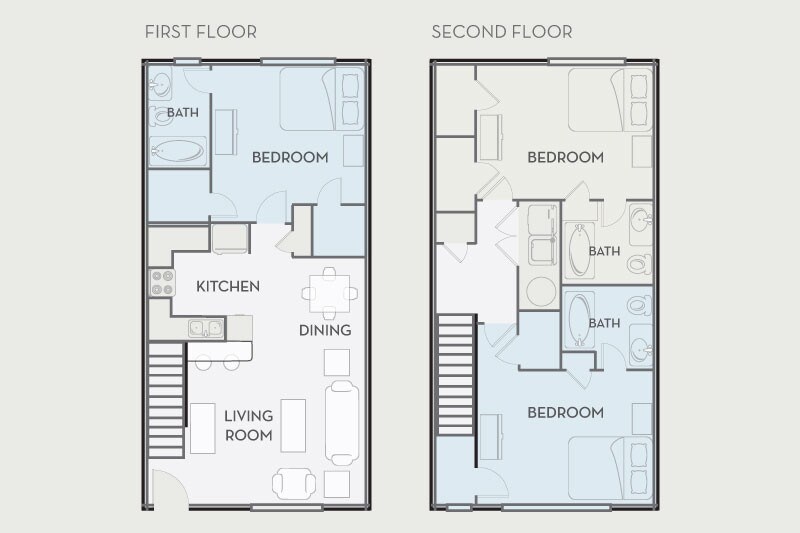 Diseño de los apartamentos - 5120 SW 13th Pl