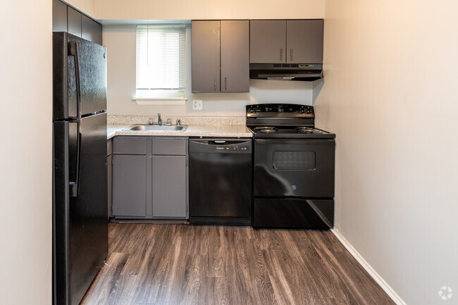 2HAB, 2BA - 1000 ft² - Cocina - Catons Villas Apartments