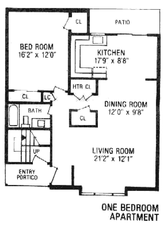 Floorplan - Carriage Run Apartments & Townhomes
