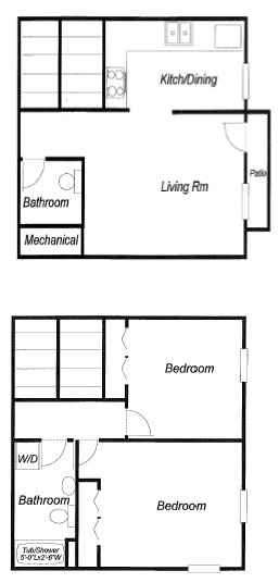 Lawn Side - Hiniker Pond Townhomes & Apartments