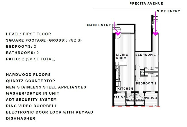 Floor Plan - 114 Precita Ave