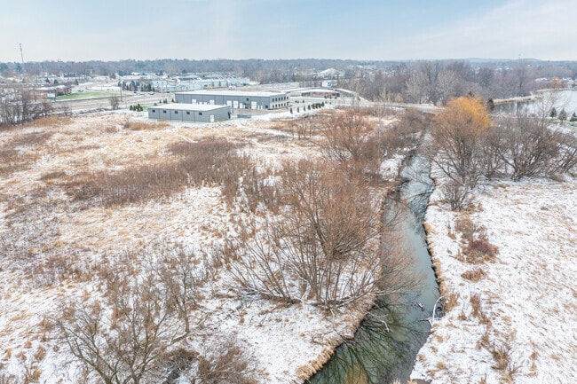 Wetlands course all throughout the city's landscape.