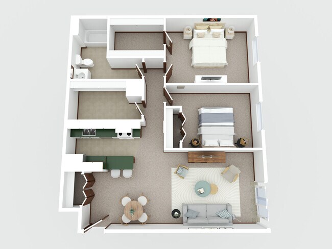 Plano de planta - Murdock Apartments