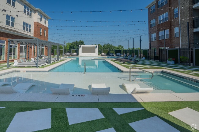 Pool and Lounge Area - Watercress Apartments