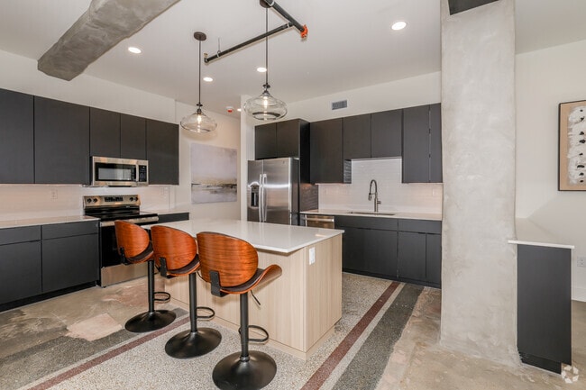 2BR, 2BA - 1468SF - D - Kitchen - The Beacon Building
