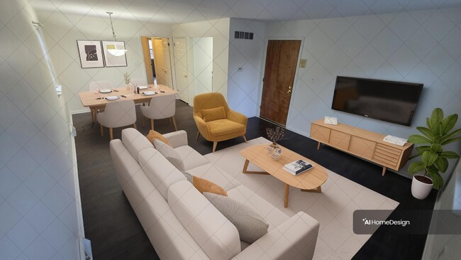 Living rm facing dining rm - 44 S Lansdowne Ave