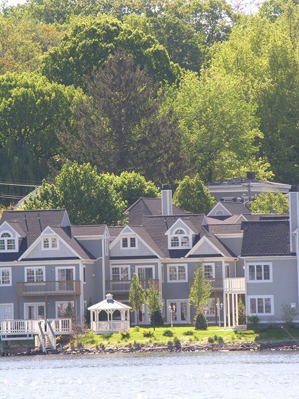 From across river - 750 Quinnipiac Ave