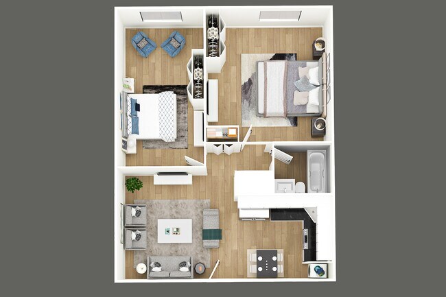 2 habitaciones - Echo on Eighth