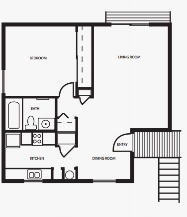 1HAB/1BA - Countrywood Manor