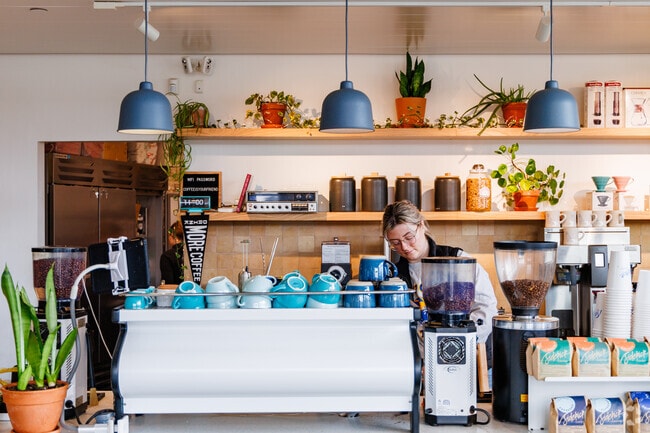 Enjoy a hand crafted drink at Sidekick Coffee in the nearby Woodinville Town Center.