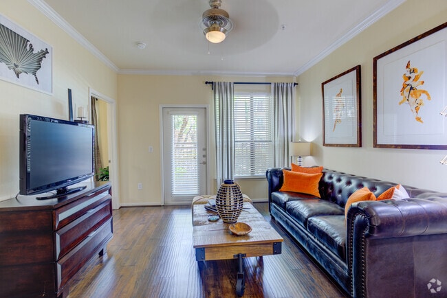 Living Area - The Voss Apartments