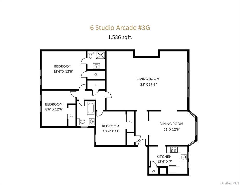 6 Studio Arcade Unit 3G, Bronxville, NY 10708 Room for Rent in
