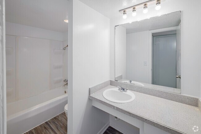 2 habitaciones, 1 baño - 876 pies cuadrados - Baño principal - Campus Pointe Apartments