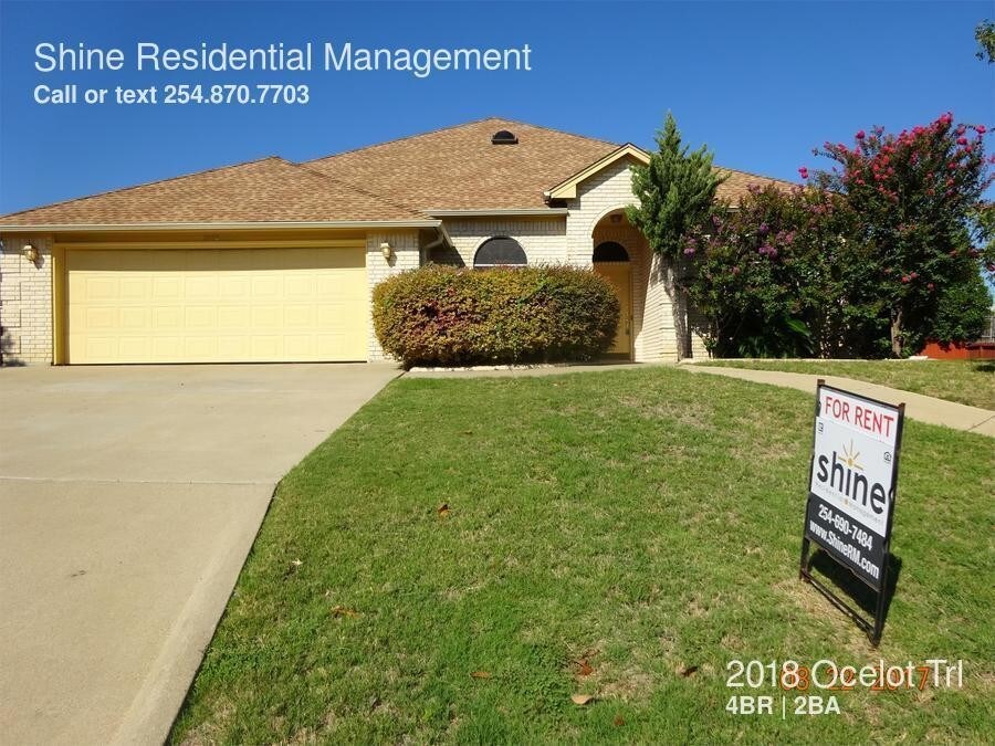 2018 Ocelot Trl, Harker Heights, TX 76548 House Rental in Harker