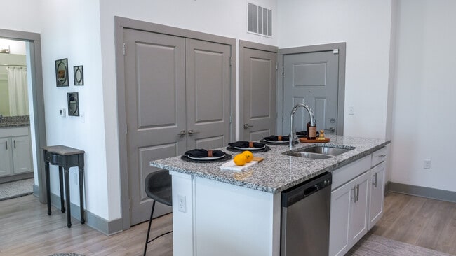 The Manchac: 1BR, 1BA- Kitchen - The Oaks at Riverbend