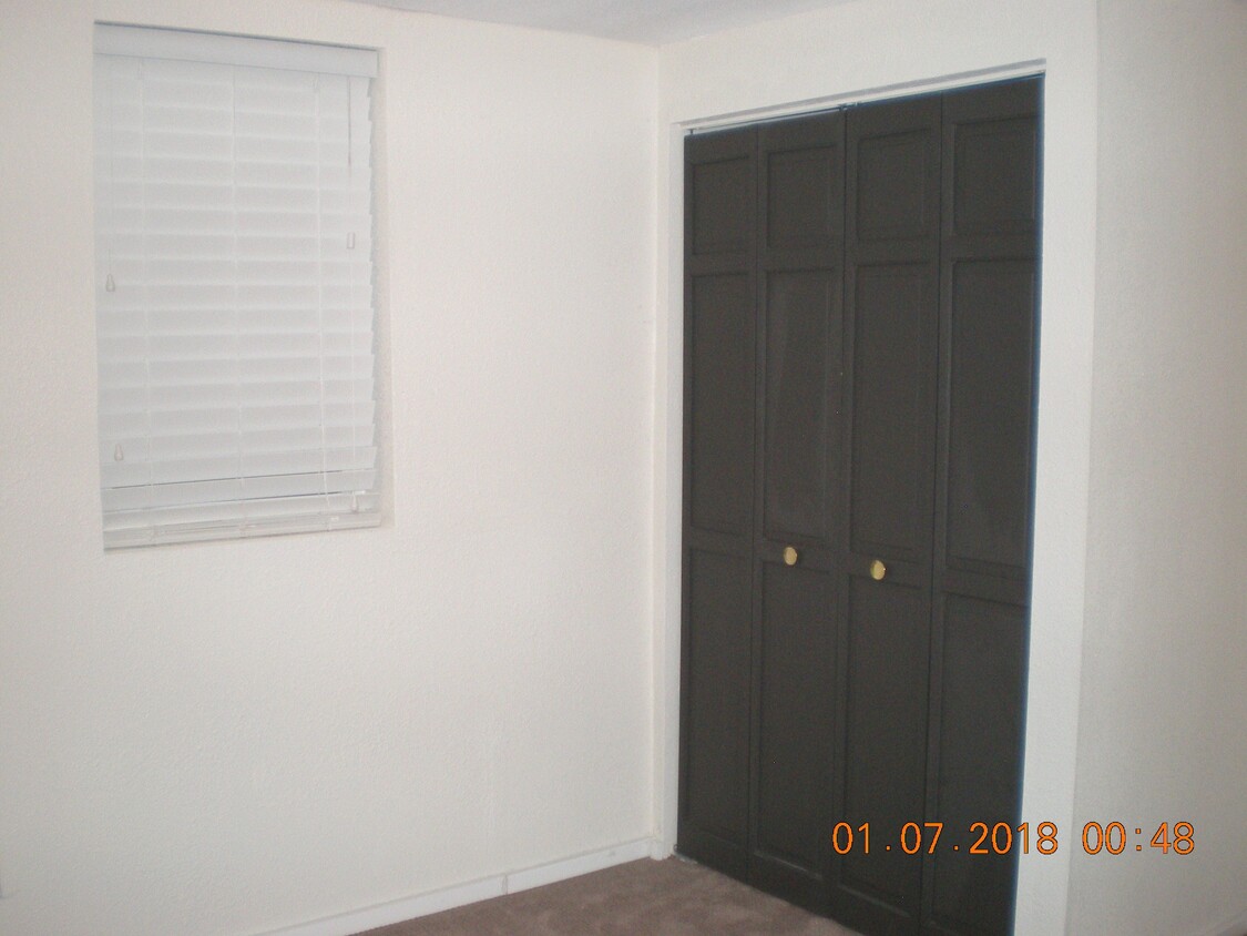 Second bedroom lower level, new carpet and paint and large east facing window for sun and safety exit. - 1160 Clinton St