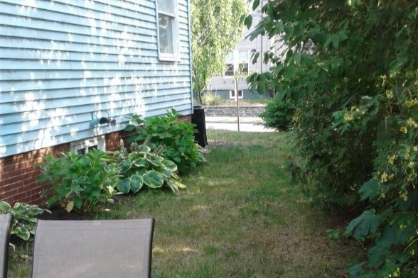 Facing Out of Side Yard - 39 Higgins St