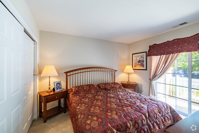 1BR, 1BA - 595SF - Bedroom - Park Terrace Senior Living