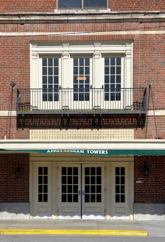 View from the southeast - Appalachian Towers